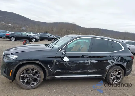 2024 BMW X3 xDrive30I z USA, uszkodzony, nr VIN 5UX53DP09R9X36789